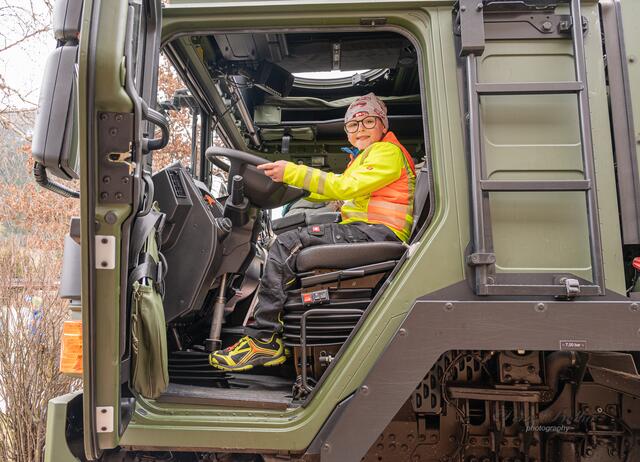 David Wieland Probte schon als Kraftfahrer. | Foto: Peter Bolha