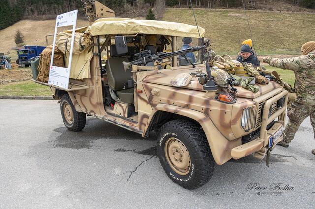 Das Jagdkommando stellte ein Aufklärungsfahrzeug vor. | Foto: Peter Bolha