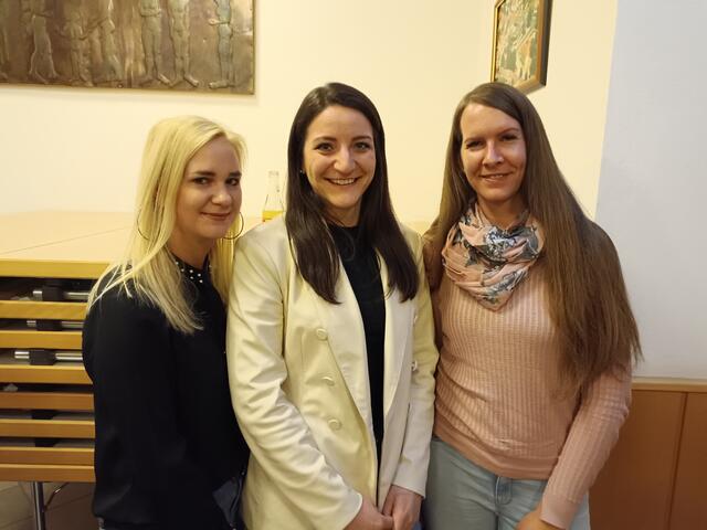 Victoria, Sonja und Julia hatten viel Spaß