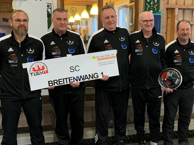 Das Herrenteam vom SC Breitenwang 1 sicherte sich beim Auswärtsspiel in Brandenberg den Sieg. | Foto: SCB