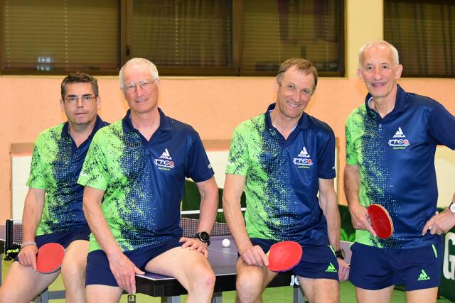 Team II des TTC Tamsweg: Martin Lohfeyer, Karl Stöckl, Josef Huber und Josef Rehrl. | Foto: TTC Intersport Frühstückl Tamsweg