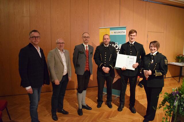 Jakob Brettschneider - Ehrenzeichen 10 Jahre in Bronze | Foto: Bergkapelle Piberstein