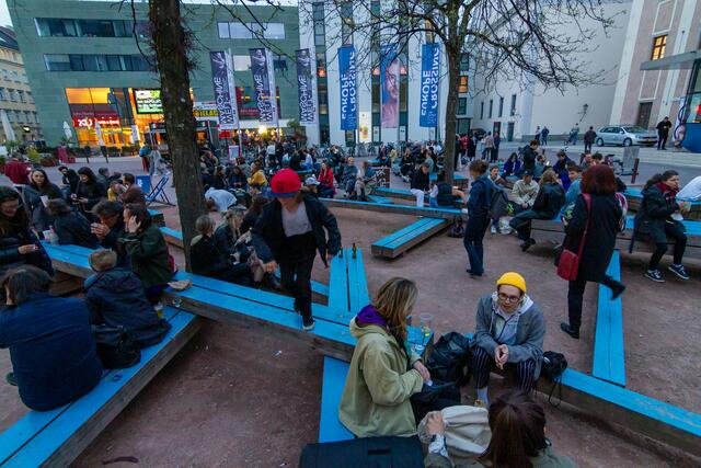 Abspielen wird sich das Festival wieder rund um den OK Platz mit dem Moviemento und dem temporären Kinosaal im Ursulinenhof sowie im City Kino am Graben und dem Central an der Landstraße. | Foto: Akep/subtext.at