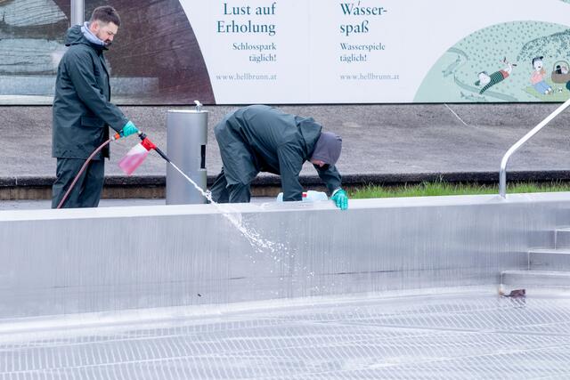 Die Becken und die Anlagen werden auf Vordermann gebracht.  | Foto: Wildbild 