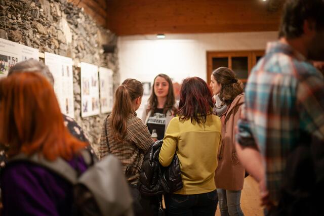Vernissage im Kammerlanderstall in Neukirchen/Gr.Ven. | Foto: Anna Pirato - die Grünen Salzburg
