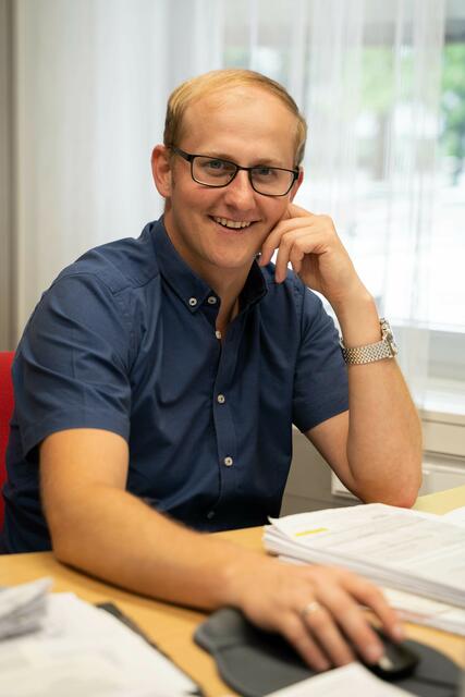 Daniel Berrer, Energie Ried, berichtet von einer hohen Abschlussquote bei Gasverträgen. | Foto: Energie Ried