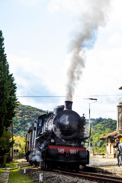  Historische Dampflok im Val D'Orcia | Foto: Service FS