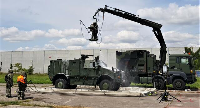 Das Bundesheer präsentiert auf der "Nutzen.Leben" 2023 seine Fähigkeiten im Rahmen einer Leistungsschau. | Foto: Bundesheer (Ruhm)