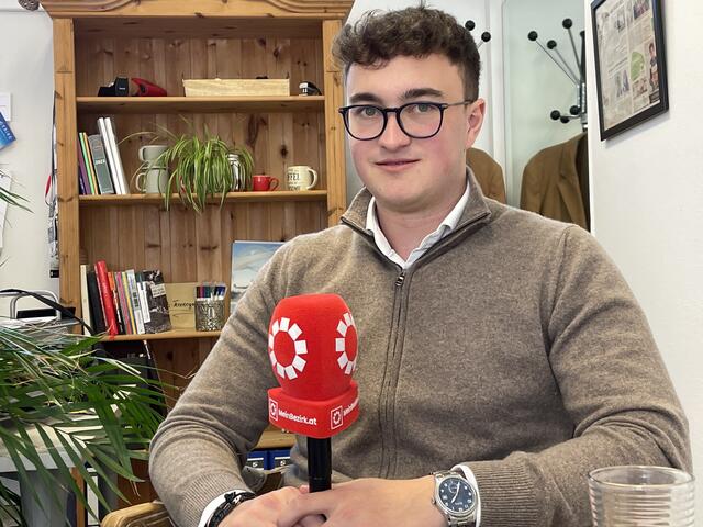 Ich bin gern ein Mensch der gerne dazu lernt", so Jonas Irnberger. | Foto: Martin Schöndorfer, 2023