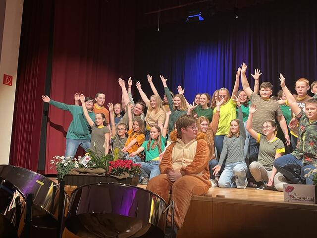 Der Chor der Mittelschule Raabs/Thaya.