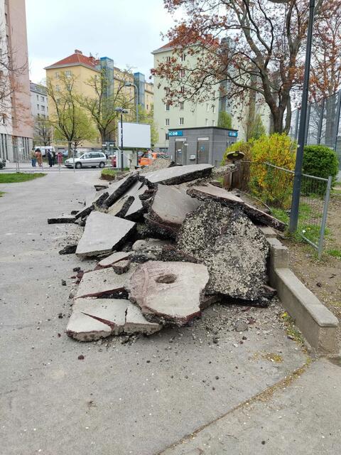 Die Bauarbeiten haben begonnen. | Foto: Patricia Kornfeld