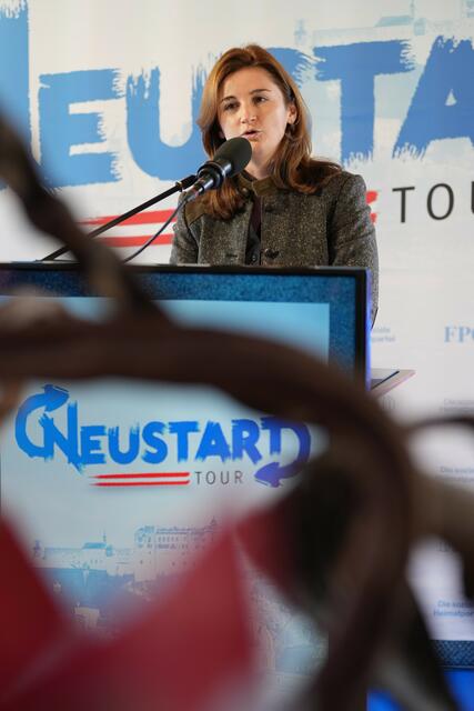 Marlene Svazek bei der "Neustart - Marlene kommt Tour".  | Foto: Alois Endl