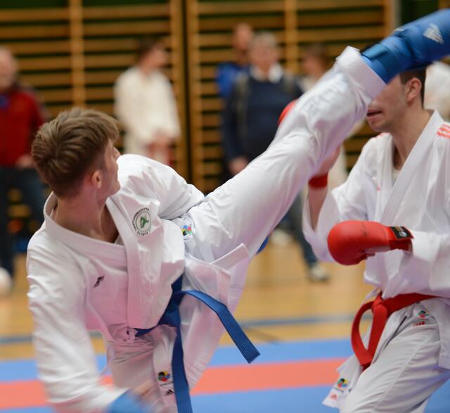 Marius Schmelzer glänzte sogar bei den Großen und holte den steirischen Vizemeistertitel. | Foto: Schmelzer