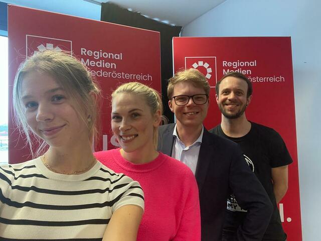 Tamara Pfannhauser, Emma-Mo, Philipp Belschner und Lukas Triebelnig.  | Foto: MeinBezirk.at