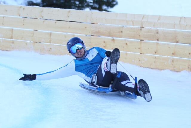 Mit Trainingsfahrten (im Bild Florian Markt aus Sautens) wurde die Bahn in Kühtai im vorigen Winter eröffnet. | Foto: sportszene.tirol/Leitner