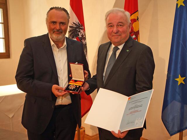LH Doskozil mit Hermann Schützenhöfer | Foto: Landesmedienservice/Fenz