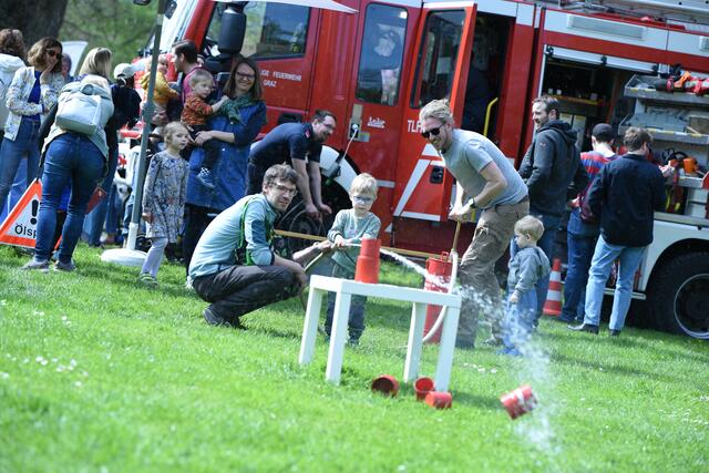 Spiel und Spaß wurde beim MeinBezirk.at-Familienfest im Grazer Stadtpark groß geschrieben. Das gute Wetter tat sein Übriges und sorgte für strahlende Gesichter. | Foto: MeinBezirk.at