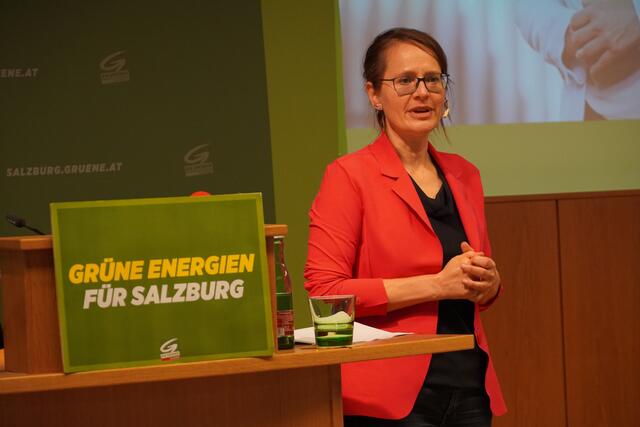Martina Berthold, Grünen-Landessprecherin in Salzburg (Archivfoto). | Foto: Julia Hettegger