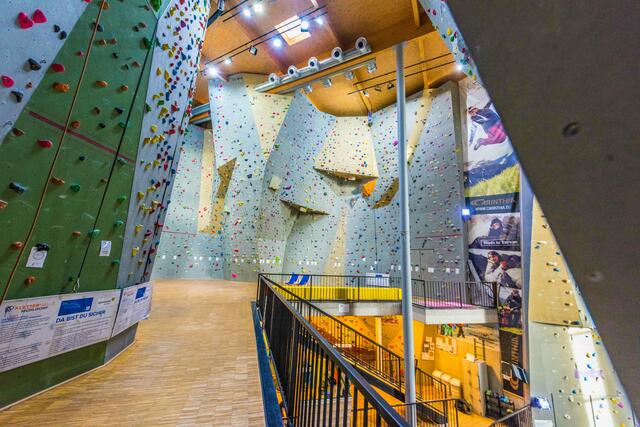 Die Kletterhalle von innen | Foto: Gemeinde Mühldorf