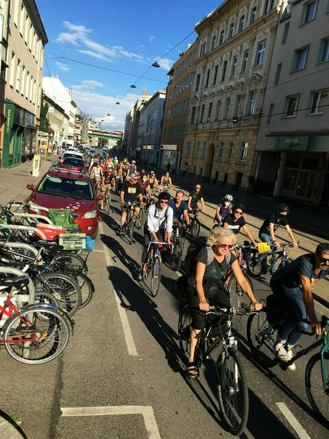 Radeln For Future 6.8.2021 – Jörgerstraße für den 9., 17. und 18. Bezirk | Foto: Radeln For Future/Tom Poe Photography“