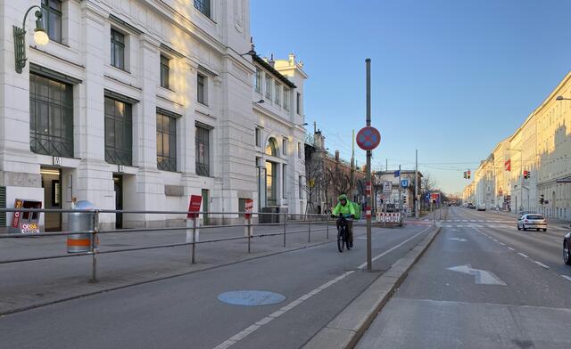 Der Radweg am Währinger Gürtel. (Archivbild) | Foto: Julia Schmidt