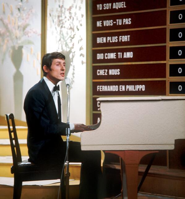 Danke, Udo: Mit "Merci, Chérie" holte der Kärntner Udo Jürgens 1966 den ersten Sieg beim ESC für Österreich. | Foto:  DUCKLAU / dpa / picturedesk.com