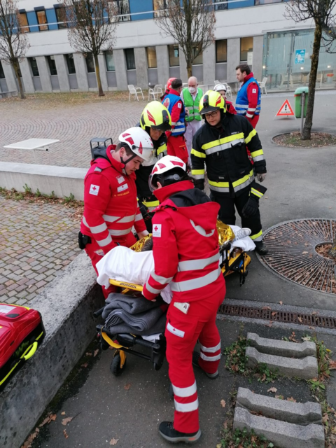 Die Einsatzkräfte griffen perfekt ineinander. | Foto: FF Kapfenberg-Diemlach