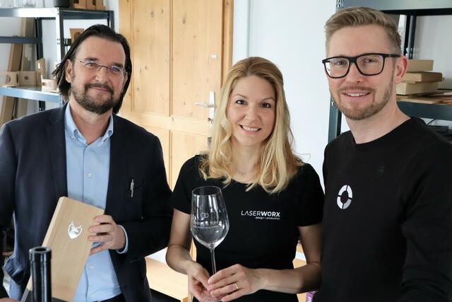 Jörg Bugram, Denise &amp; Peter Krainer-Hiden (v.l.) | Foto: Langmann