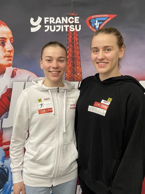 Anna und Lisa Fuhrmann aus Wallern zeigten ihr Können in Frankreich. | Foto: Fuhrmann