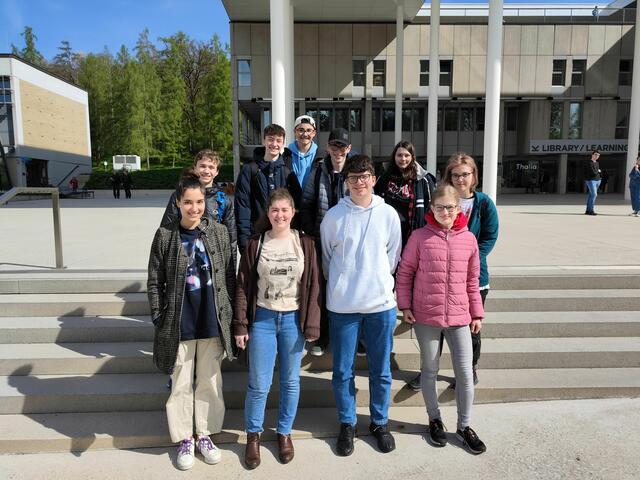 Die MathematikerInnen aus dem Stiftsgymnasium Lambach | Foto: Mag. Rainer Jocher