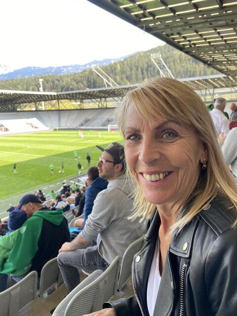 Tivoli - mitten im Fanblock des FC Wacker ... | Foto: Herbert Waltl