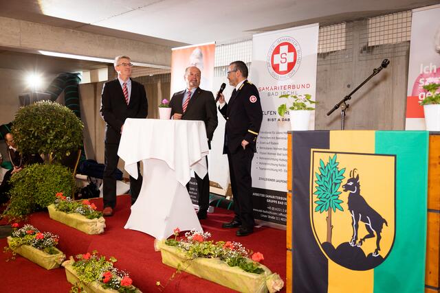 Auch die Festredner waren voll des Lobes. | Foto: Samariterbund/Leithner Brigitte