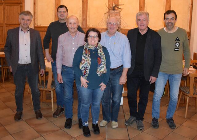 Johann Großpötzl, Herbert Sporrer, Johann Parzer, Bettina Wagneder, Wolfgang Löser, ÖR Karl Keplinger und Klaus Wimmesberger. | Foto: UBV