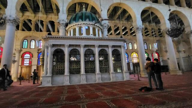 Schrein Johannes des Täufers in der Umayyaden-Moschee. | Foto: Michael Eichlberger