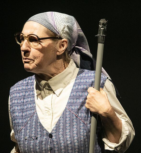  Marika Reichhold feierte am Sonntag im Markowetztrakt mit „frau franzi“ ihr 15-jähribes Bühnenjubiläum und die Uraufführung von Don Quijote – Oh mein Gott! | Foto: Gerhard Maly