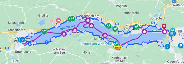 Die Strecke um den Wörthersee ist am Sonntag von 9 bis 16 Uhr für den motorisierten Verkehr gesperrt. | Foto: Wörthersee autofrei