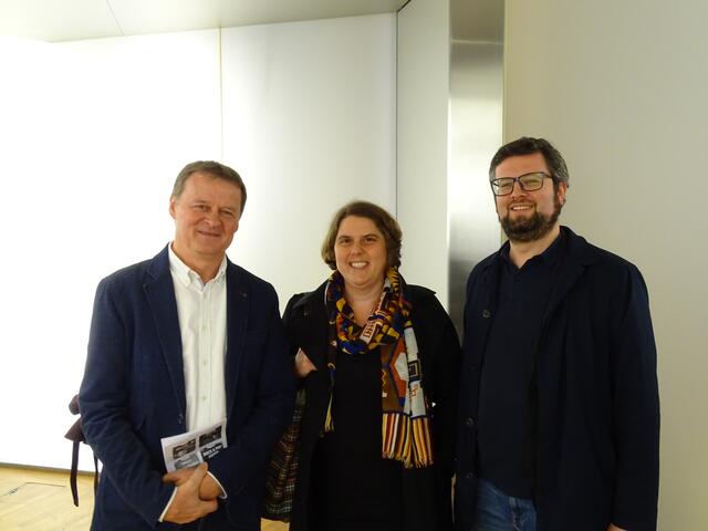 Peter Benovic mit Anna und Micha Sengschmid | Foto: Simon Glösl
