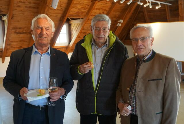 vlnr: Hans Skarits,  wHR Dr. Gerald Schlag, wHR DI Gerhard Spatzierer