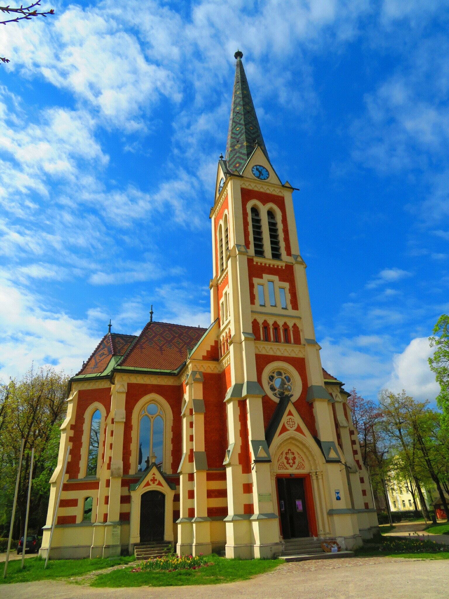 Frühling in Villach Evang Kirche Villach Villach