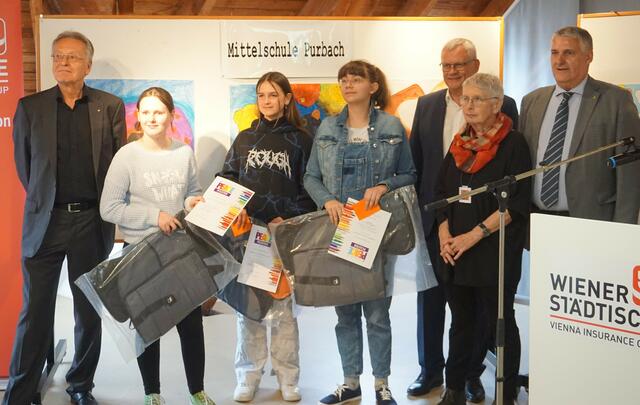 Die Siegerinnen der MS Purbach