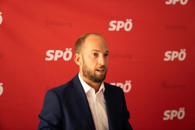 Salzburger SPÖ-Chef David Egger. | Foto: Bernhard Schmiderer