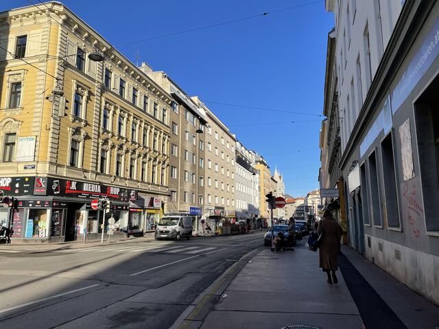 Die Reinprechtsdorfer Straße wird neugestaltet: Die 1. Bauphase startet am 2. Mai. Zum Auftakt der Bauarbeiten findet am 12. Mai ein Grätzlfest am Siebenbrunnenplatz statt.
 | Foto: Miriam Al Kafur