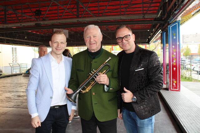 Sie sorgten für die Musik: Michael Sammer, Toni Maier und Stefan Maier | Foto: Lederer