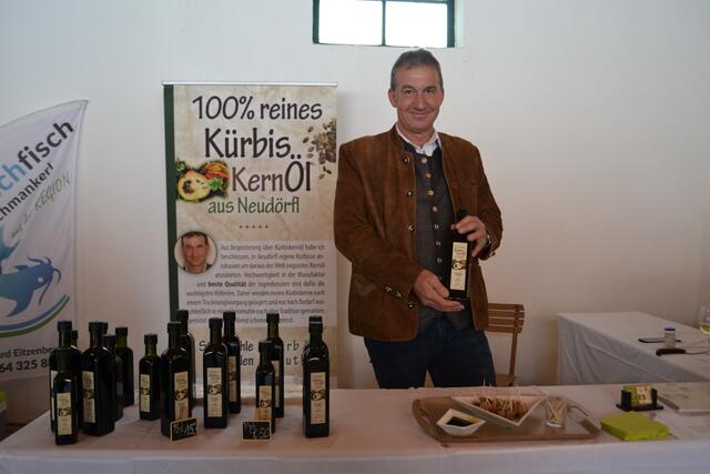 Burgenländisches Kürbiskernöl aus Neudörfl. | Foto: Vanessa Bogad