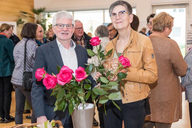 Franz Kehrer, Caritas-Direktor  und Mathilde Mader, Caritas-Regionalkoordinatorin Rohrbach . | Foto: Alfred Hofer