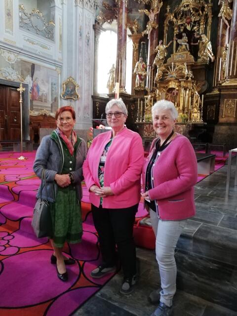 Aus Landl weit  angereist und begeistert:
Ingeborg Pichler - Hieflau
Hilde Scheiblechner - Palfau
Veronika Frank - Landl und Großreifling