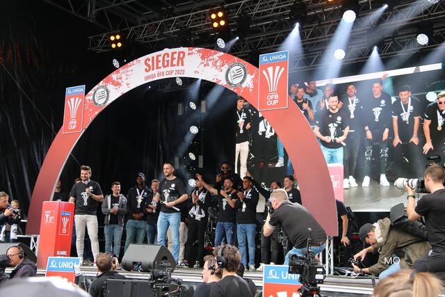 SK Sturm Graz, Cupsieg, Graz