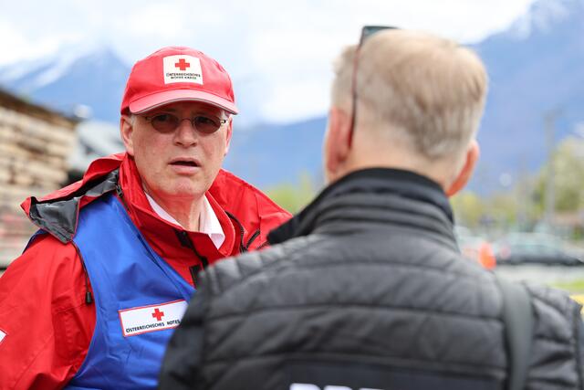 Übungsbeobachter Gerolf Dumfort vom Roten Kreuz Salzburg (Hallein) | Foto: Maria Tiefenbacher-Schöndorfer, 2023