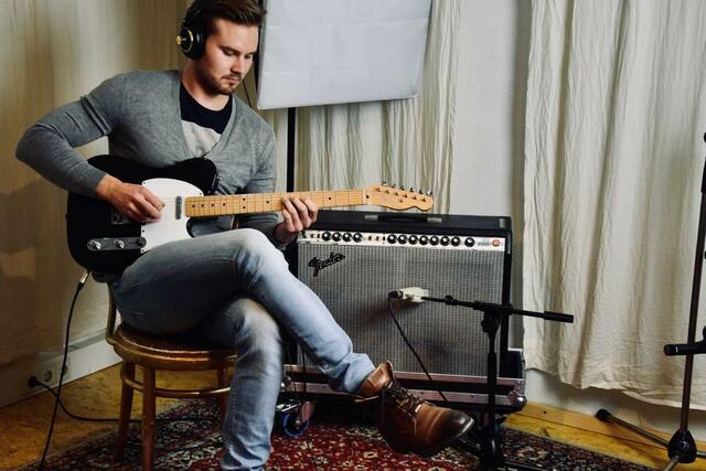 Kevin Kostner, ein Gitarrist der Extraklasse.  | Foto: Privat