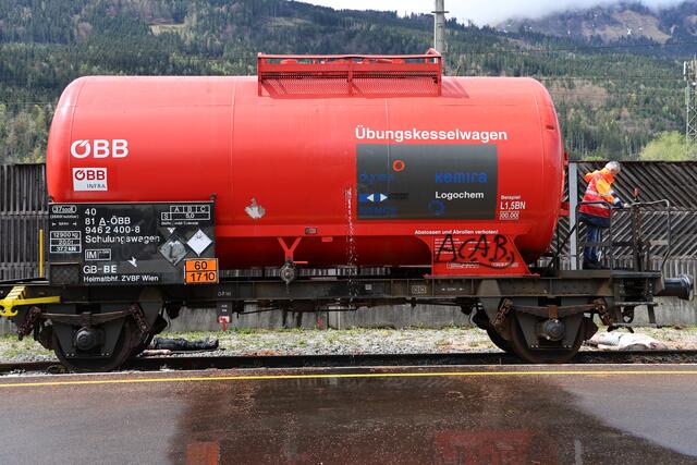 Übungskesselwagen für Gefahrengut | Foto: Maria Tiefenbacher-Schöndorfer, 2023